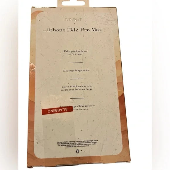 BADLANDS PROTECTIVE WALLET CASE WITH ELASTIC GRIP. Fits iPhone 12/13 PROMAX. NIB - Picture 4 of 5